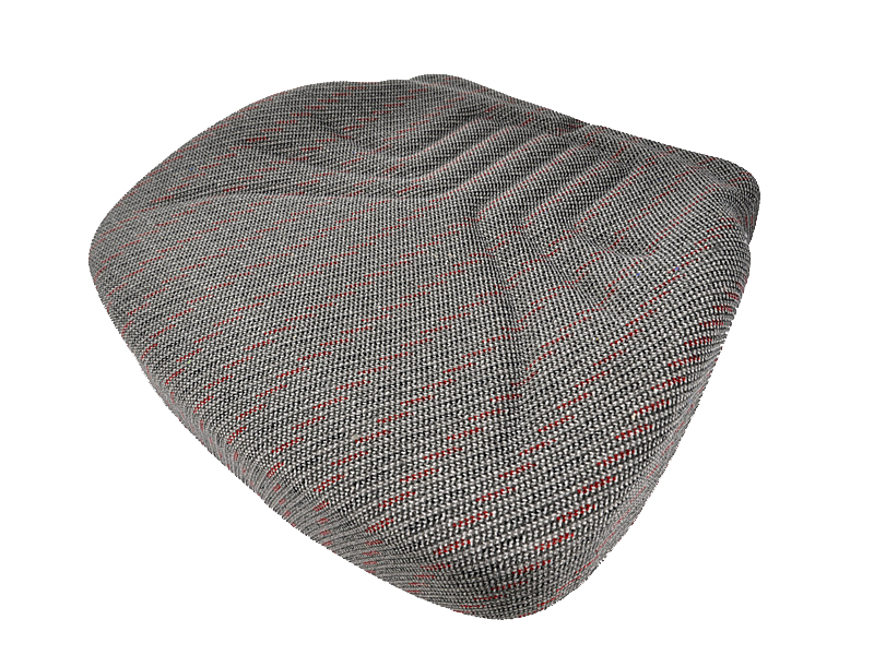 GRAMMER Polster Sitz 741 Stoff dingo rot