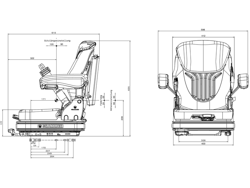 GRAMMER Primo Professional S Kunstleder MSG 75 GL / 511